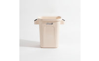 Compact Trash Bin with Wheels Slim Open Top Trash Bin Portable Wastebasket Mobile for Apartment