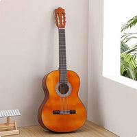 Classical Guitar Glossy Nylon String Guitar Wood-Grain Nylon String Set for Beginners, Casual Guitarists