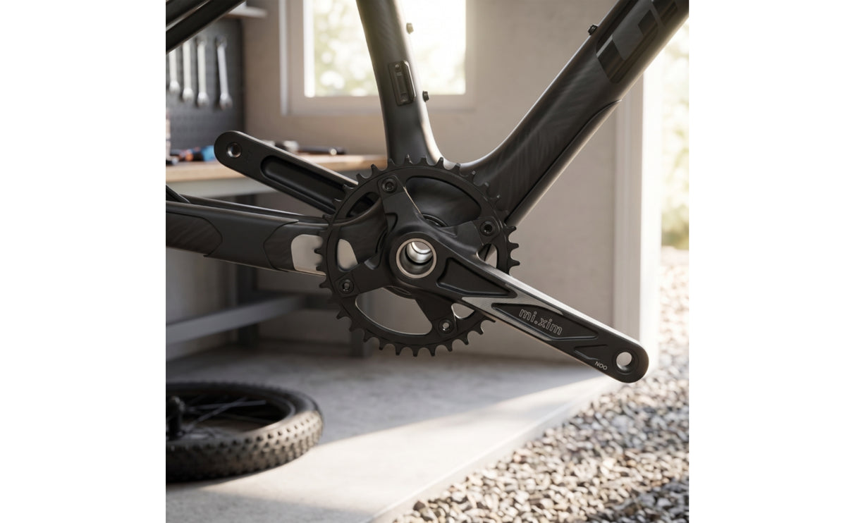 Hollow Unified Crankset 104 Chainring Crankset 170 Mm Bike Part for Mountain Bikers, Cyclists, Road Bikes