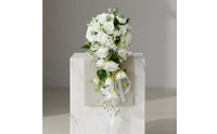 Long Trailing Design Cascade Bridal Floral Arrangement Photo Prop Blossom Bridal Floral Arrangement Silk Flowers Ceremony Decor Easy to Carry for Brides