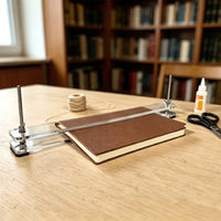 Paper Clamp with Acrylic Plates Handheld Bookbinding Press with Clamps Manual Tool for Crafters