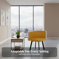 Nordic design aesthetic contouredd spine Armchair Minimalist Design Upholstered Armchair with contouredd spine adaptable Use Dining Chair Ergonomic spinerest for Business Owners, Interior Designers, Reception Area, Office, Living Room, Kitchen