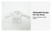 1/6 Scale Male Shirt Trendy Design 1/6 Scale Figure Shirt Accurate Fit 12 Inch Action Figure Top for Customization Projects, Diorama Photography