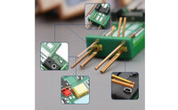 Rechargeable Optocoupler Testing Tool Portable Optocoupler Testing Tool with Replaceable Probes Compact Battery Powered for Hobbyists