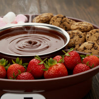 Tabletop Chocolate Melting Pot Versatile Electric Fondue Pot User-Friendly Chocolate Fondue Machine Simplified for Hosts, Families, Parties