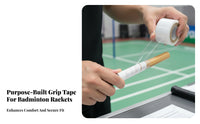 Badminton Handle Base Wrap Sweat Absorbent Racket Undergrip Tape Shock Absorbing Badminton Handle Cushion Film for Athletes, Competitions