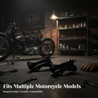 Motorcycle Backrest Luggage Rack Kit Multifunctional Motorcycle Backrest Luggage Rack Fast Release Sissy Bar Ergonomic Design