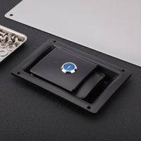 Shock Resistant Forklift Hood Lock Metal Construction Loader Cover Latch Equipment Entry Lock for Operators, Repair Workers, Maintenance