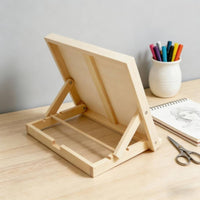 Collapsible Tabletop Drawing Easel Portable Foldable Easel Stand Simple Rectangular Drafting Board Sturdy
