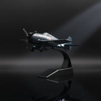 1/72 Scale F6F Model Ready to Display Realistic Details WW2 US Navy Fighter Plane for Collectors, Hobbyists