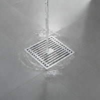 Square Shower Drain 304 Stainless Steel Floor Drain with Anti-Odor Core Rust-Resistant for Washroom, Kitchen