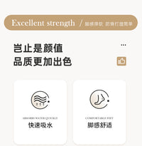卫生间硅藻泥软垫吸水地垫浴室速干门垫厕所门口地毯可爱防滑脚垫 50*50cm 山茶白昼