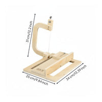 Wooden Soap Cutter Wood Construction Soap Loaf Cutting Tool Versatile Cutting Tool with Scale for DIY Crafters, Home Kitchen, Workshop