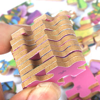 60-Piece Wooden Jigsaw Puzzles for Kids, Educational Preschool Learning Toy Gift