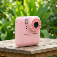 Mini Instant Print Camera Rechargeable Instant Print Toy Camera Portable Digital for Children, Boys and Girls, Toddlers, Everyday Play, Travel, Parties