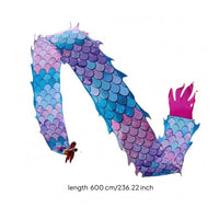 Colorful Dragon Dance Set Vibrant Dragon Dance Prop Traditional Cultural Performance Gear Lightweight for Performers