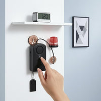 Anti-Theft Portable Door Alarm Compact Door Handle Alarm Battery Powered Home Security Device Lightweight