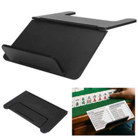 Foldable Mahjong Tile Holder with Tilted Viewing Stand, Plastic, Portable