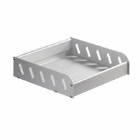 Grid Wall Organizer No Drill Installation Durable Metal for Apartments
