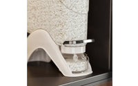 Dry Food Dispenser Press-Style Rice Dispenser Grain Container with Cup Countertop Bin BPAclear for Home Cooks, Kitchen, Pantry