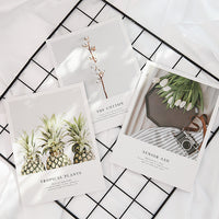 Ins Style Nordic Card Grid Decoration Photography Background Paper for Photo Props and Home Decor
