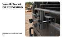 Umbrella Clamp Screw Tightened Umbrella Clamp Mount Bracket Adjustable for Utility Vehicles