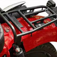 Motorcycle Rear Luggage Rack Matte Black Motorcycle Rear Rack Rust Resistant for Commuters