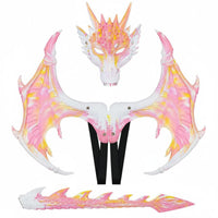 Dragon Costume Set Lightweight Dress-up Item Soft for Party
