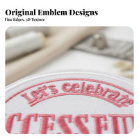 Original Design Cartoon Letter Embroidery Hot Melt Backing Embroidered Embroidery Bright and Colorful for Teenagers, Fashion Lovers
