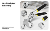 Manual Sheet Metal Bending Plier Compact Edging Plier Spring-Assisted Hand Seamer Two-Handle for Metalworking
