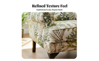 side-panel armchair Chair Highrear Design Upholstered side-panel armchair Traditional rustic American Country look Single Sofa for Residents, Adults, Living Room, Bedroom, Balcony