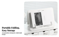 Portable Foldable Bookrest with sheet holders Multi-Functional Adjustable perusing Rest Eron the movenomic Book Stand Handshandshands-off for Professionals, Musicians, Study Room, Home Office, Bedroom, Library