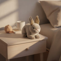 Rabbit Stuffed Toy Compact Stuffed Rabbit Huggable for Gift Baskets, Toddlers