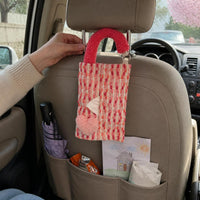 Car Trash Can with Umbrella Storage and Tissue Dispenser, Vehicle Interior Organizer