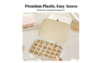 Multicompartment Trinket Holder Elegant Design Jewelry Box dirt-proofguard for Teenagers