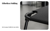 Foldable Design Single Folding Bed Compact Storage Adjustable Folding Cot No Assembly Required Office Rest Recliner Sturdy Steel Frame for Caregivers, Students, Hospital, Living Room, RV Travel, Camping