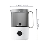 Electric Milk Frother White Base Milk Frother Compact Storage Beverage Mixer