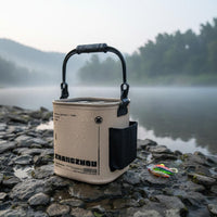 Foldable Fishing Bucket Wear-Resistant Folding Fishing Bucket Versatile Foldable EVA Pail for Fishermen
