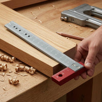 Engraved Graduations T-Square Ruler Centimeters and Millimeters Metric Marking Ruler