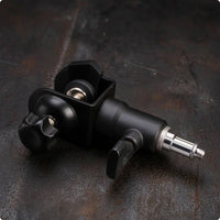 Clamping Device with Threaded Connector Matte Dark Clamp with Mounting Column Camera Mount for Videographers