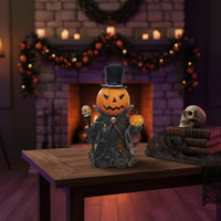 Pumpkin Lantern Ornament Tabletop Display Halloween Pumpkin Figure Presentable Halloween Miniature Ornament