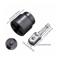 Labor-Saving Car Lift Power Drill Adapter Saves Time and Effort Car Lift Socket Adapter Fast Lifting for Elderly, Roadside Emergency, Garage