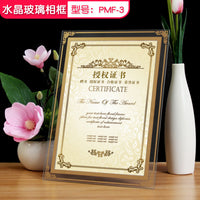 A4 Certificate Display Frame with Glass - Award, Honor, Document, Photo