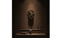 Gothic Sculptural Sconce Fantasy-Inspired Decorative Sconce Rustic Wall Light Fixture Organic for Entryways