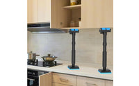 2 Pieces Anti-Collapse Bathroom Cabinet Support Pole Strong Load Bearing Adjustable Cabinet Jack Non-Slip Pads Home Repair Tool 360 Degree Swivel