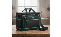 Multi-Pocket Electrician Tool Bag Large Capacity Hard Bottom Tool Bag Wear-Resistant for Mechanics, Construction
