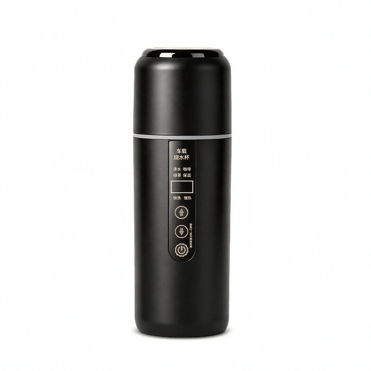 12V/24V Car Heating Cup Stainless Steel Electric Kettle with Car Adapter Portable Electric Heating Cup Insulated for Commuters