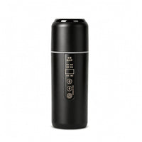 12V/24V Car Heating Cup Stainless Steel Electric Kettle with Car Adapter Portable Electric Heating Cup Insulated for Commuters