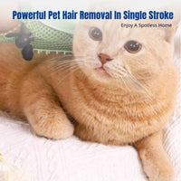 Pet Grooming Glove, Cat Hair Remover, Double-Sided, Antiabrasion, Adjustable Fit, Multi-Scene Cleaning