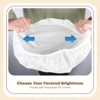 Square Lampshade, Anti-Glare, Soft Living Room Light